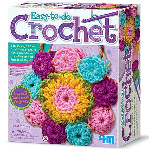 Meu Primeiro Crochê 4M – Kit Infantil de Artesanato Educativo
