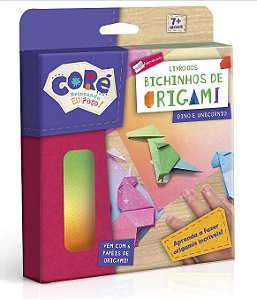 Livro dos Bichinhos de Origami - Dinossauro e Unicórnio