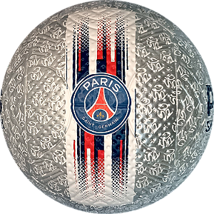 Bola de Futebol PVC/PU Número 5 Silver PSG