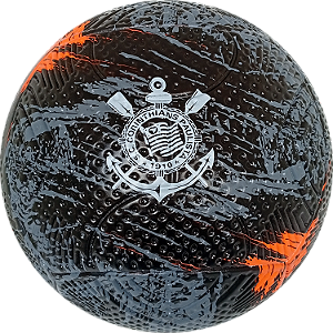 Bola de Futebol PVC/PU Número 5 Preta/Dourada Corinthians