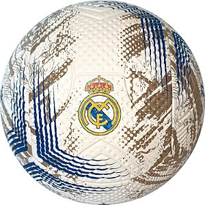 Bola de Futebol PVC/PU Número 5 Azul/Dourada Real Madrid