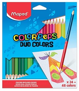 Color’Peps Duo Colors 24 Lápis e 48 Cores