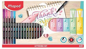 Kit de Lettering - 22 Peças