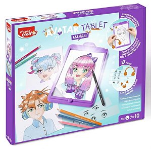 Avatar Tablet Mangá - Tablet Iluminado para Desenhar