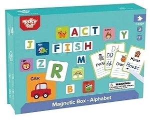 Caixa Magnetica - Alfabeto