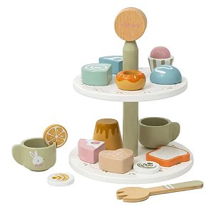 Brinquedo de Madeira Chá da Tarde Torre