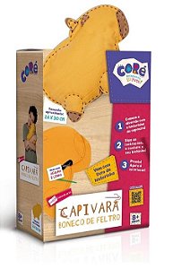 Capivara - Boneco de Feltro