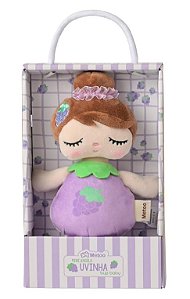 Boneca com Caixa Metoo Mini Angela Frutas Uvinha 20cm