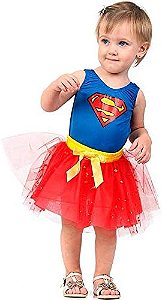 Fantasia Super Mulher Dress Up Bebê - Mulher Maravilha