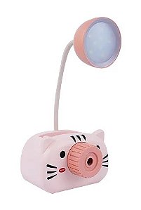 Apontador de Mesa e Luminária Cute (Rosa) - FF4048RS