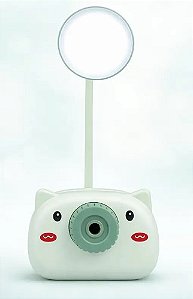 Apontador de Mesa e Luminária Cute (Verde) - FF4048VD