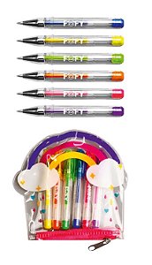 Jogo de Canetas Arco-Iris 6 Cores - FF8039