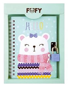 Diário Fofura (verde) - FF6163VD