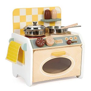Mini Cozinha Portátil de Madeira