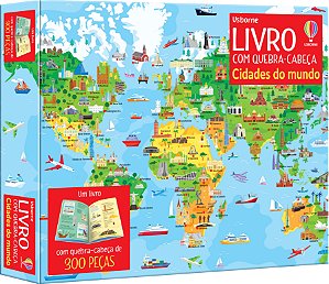 Cidades do Mundo - Livro com Quebra-Cabeça