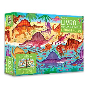Dinossauros - Livro com Quebra-Cabeça