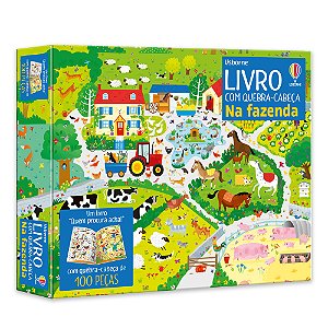 Na Fazenda - Livro com Quebra-Cabeça