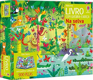 Na Selva - Livro com Quebra-Cabeça