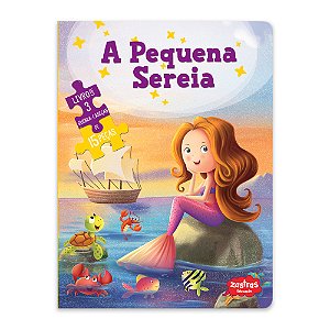 A Pequena Sereia - Livro com Quebra-Cabeça