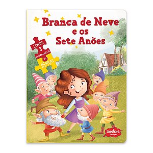 Branca de Neve e Os Sete Anões - Livro com Quebra-Cabeça