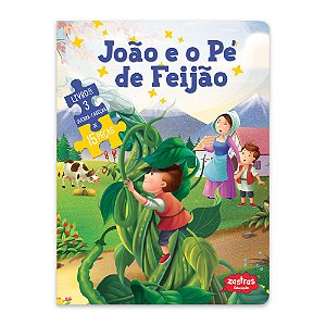 João e o Pé de Feijão - Livro com Quebra-Cabeça