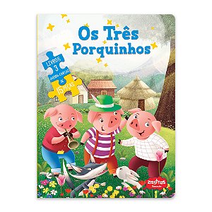 Os Três Porquinhos - Livro com Quebra-Cabeça