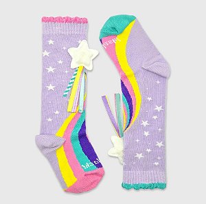 Meia KidSplash! 3/4 Magia com Estrela 3D