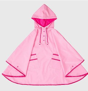 Capa De Chuva Lisa Rosa Claro
