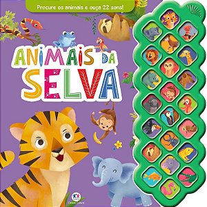 Livro Sonoro - Som animal - Animais da Selva