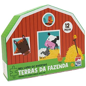 Meu Livro Quebra-Cabeça Divertido: Terras da Fazenda