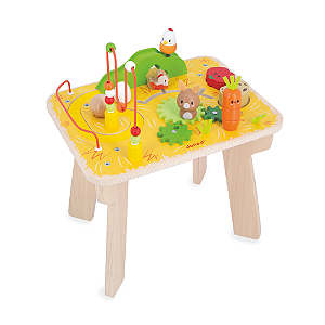Mesa de Atividades de Madeira Fazendinha