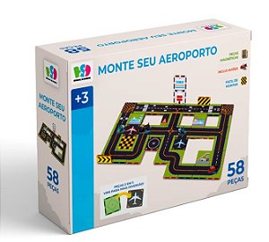 Blocos Magneticos Aeroporto 58 Pecas