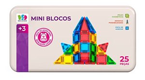 Mini Blocos Magneticos 25 Pecas
