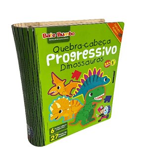 Quebra Cabeça Progressivo Dinossauros