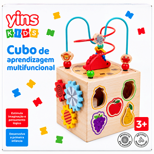 Cubo de Aprendizagem Multifuncional Montessori