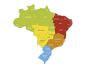 Quebra-Cabeça Mapa do Brasil
