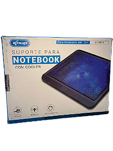 Suporte para notebook 15,4” com cooler Kp 9014