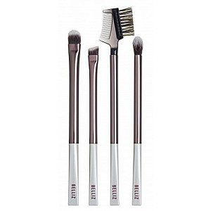 Conjunto de pincéis Unique para olhos c/ 4 unid
