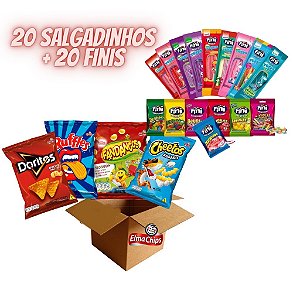 Kit 40 Cheetos Requeijão - 20g - Elma Chips - Mag Doces e Variedades