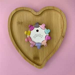 Garras de Cabelo Candy Design Coração