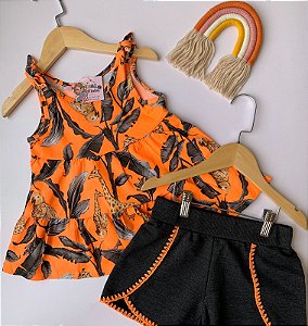 Conjunto Infantil Nanai Girafas - tamanho 06