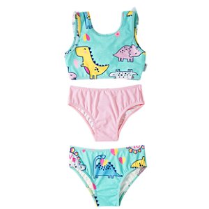 Biquíni Infantil com Três Peças TipTop - Dino Love - tam 6