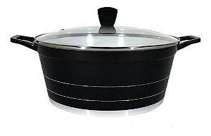 Panela Caçarola Grossa Cerâmica 32cm Não Gruda