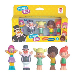 Bonecos Dedoches Miniaturas Mundo Bita 5pçs Original-lider
