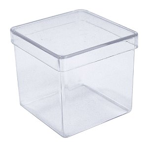 Caixinha De Acrílico 5x5cm - 10un - Lembrancinha Artesanato