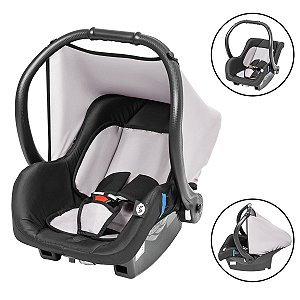 Bebê Conforto Cadeirinha Solare Preto/cinza Tutti Baby Bebê