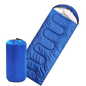 Saco De Dormir Colchonete Camping Pesca Impermeável C/ Bolsa