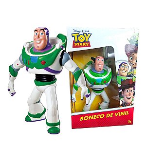 Boneco Buzz Lightyear Toy Story Disney Vinil Articulado