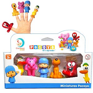 Pocoyo Dedoche Miniaturas Para Dedo 5und Fantoche Infantil