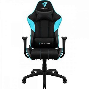 Cadeira Gamer Thunderx3 Ec3 Cyan Até 150kg Preta E Azul